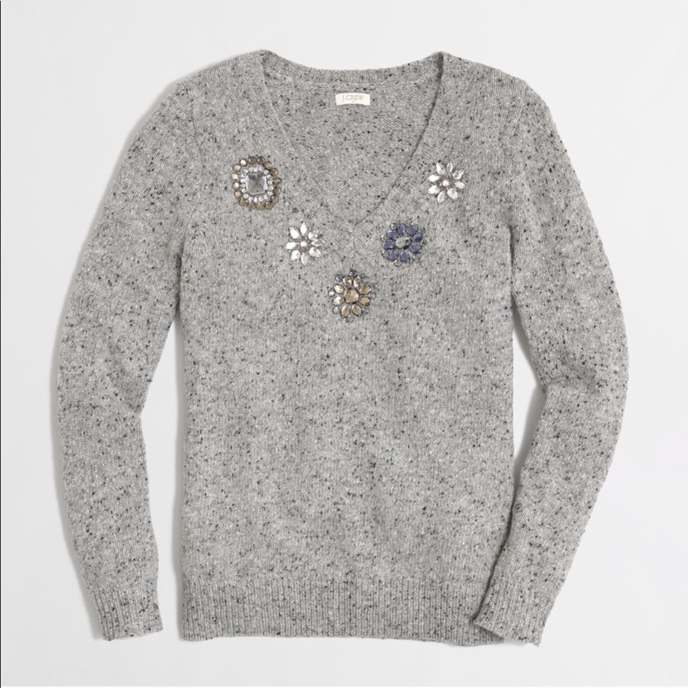 J. Crew Jewel Sweater